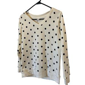 Old Navy Polka Dot Sweater/Sweatshirt Size S